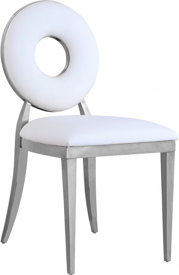 Chaise de salle à manger en similicuir Carousel