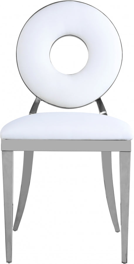 Chaise de salle à manger en similicuir Carousel