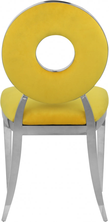 Chaise de salle à manger Carrousel en velours