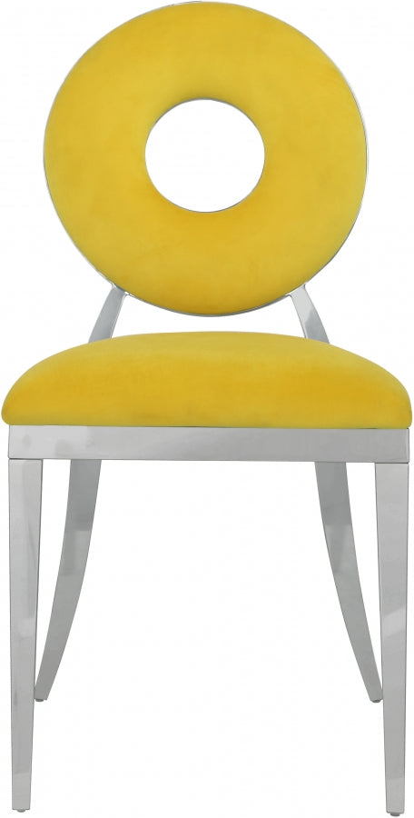 Chaise de salle à manger Carrousel en velours