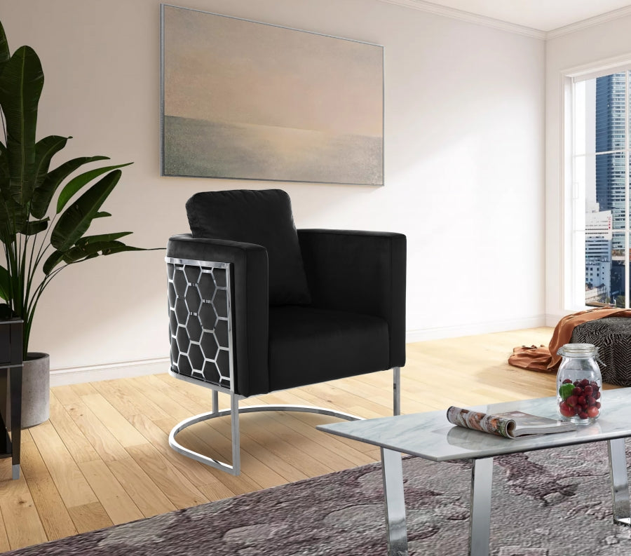 Chaise en velours Casa