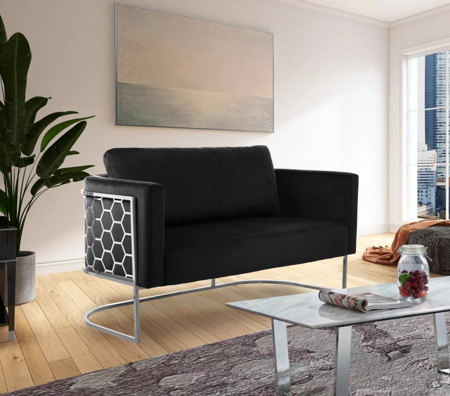 Causeuse en velours Casa
