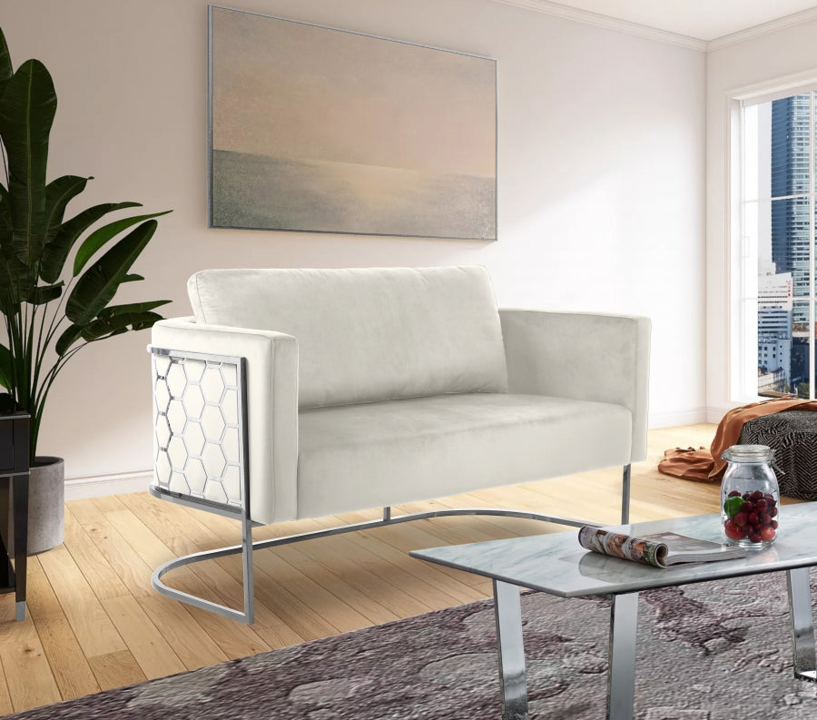 Causeuse en velours Casa