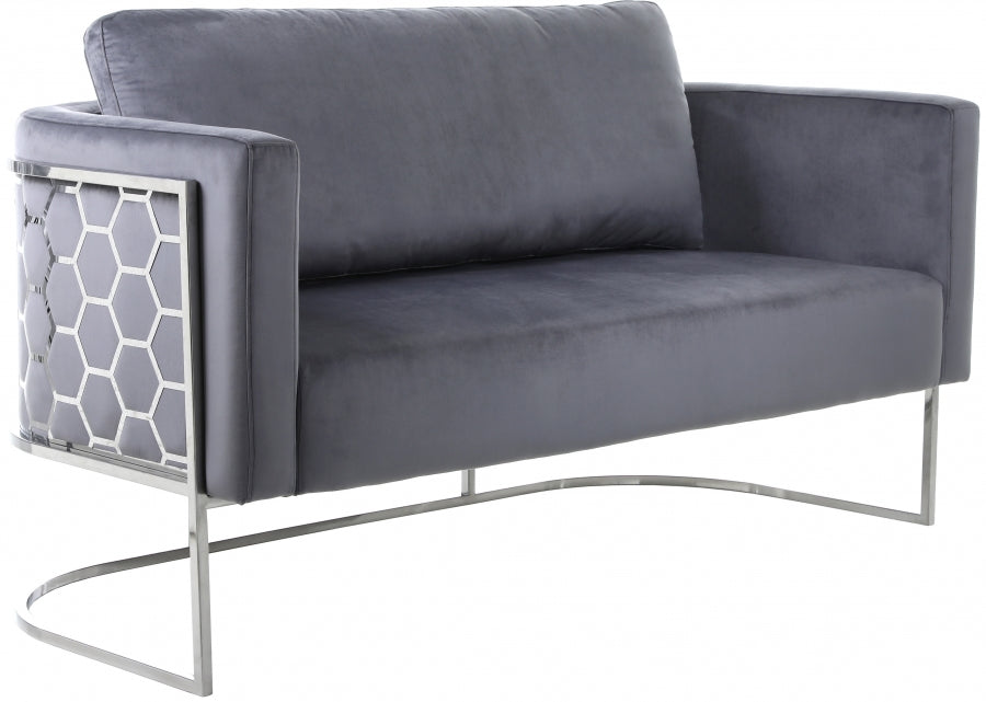 Causeuse en velours Casa