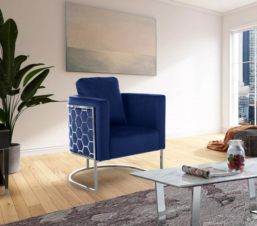 Chaise en velours Casa