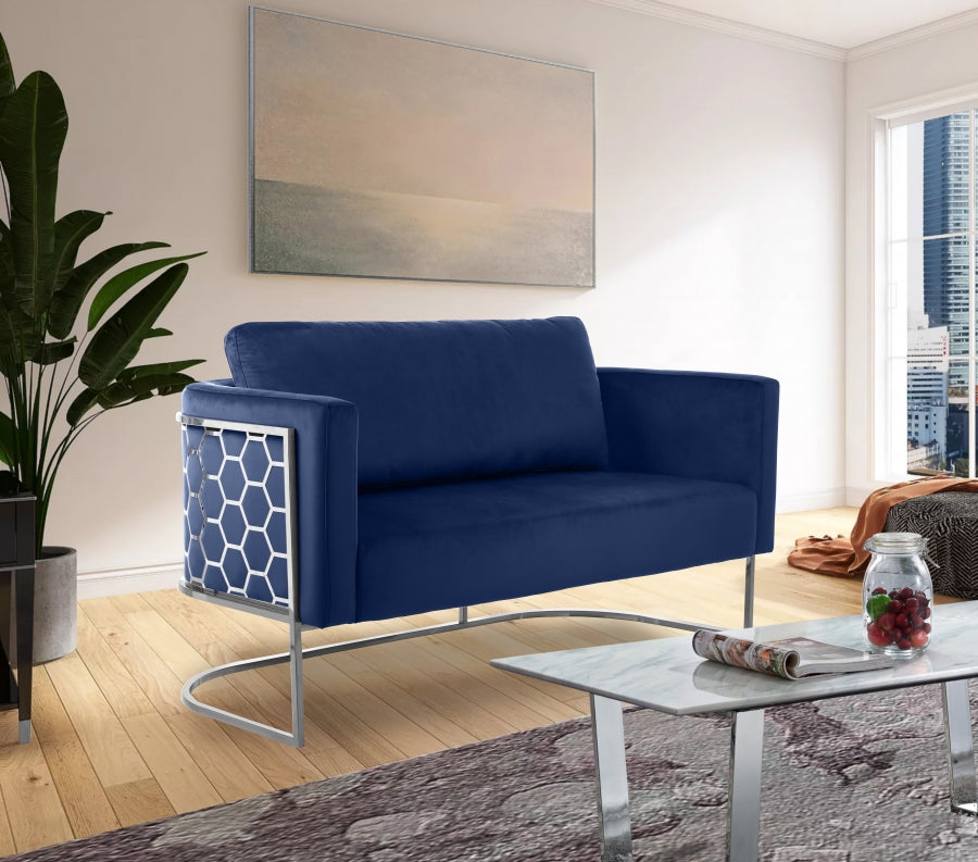 Causeuse en velours Casa