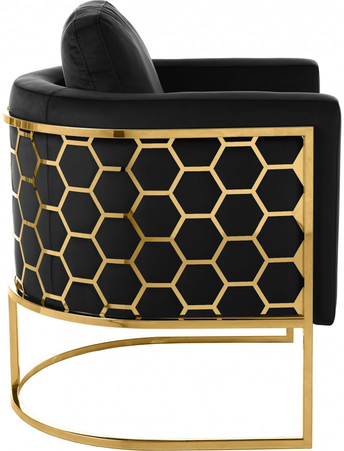 Chaise en velours Casa