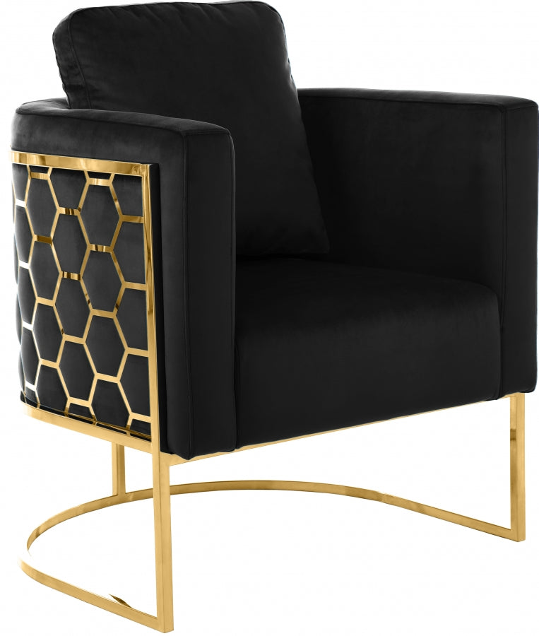 Chaise en velours Casa