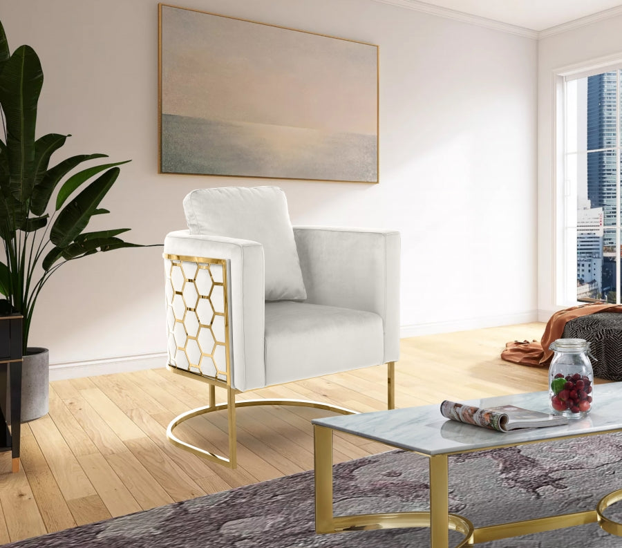 Chaise en velours Casa