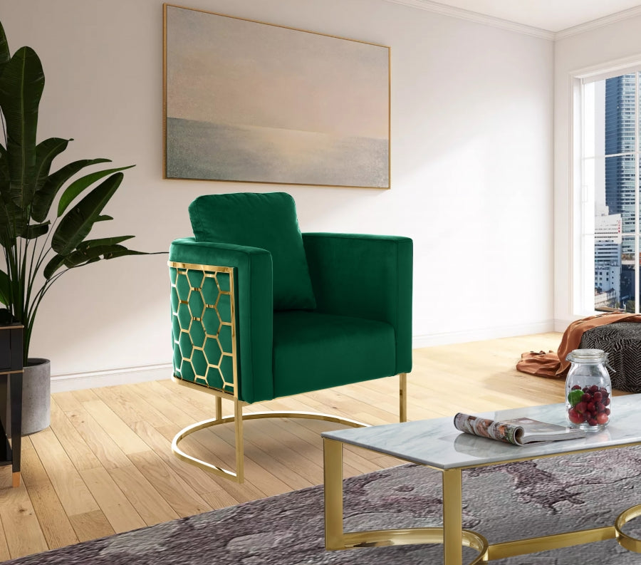 Chaise en velours Casa