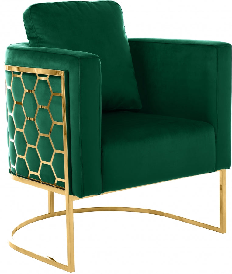 Chaise en velours Casa