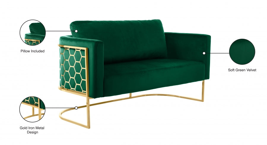 Causeuse en velours Casa 