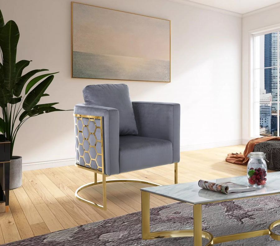Chaise en velours Casa