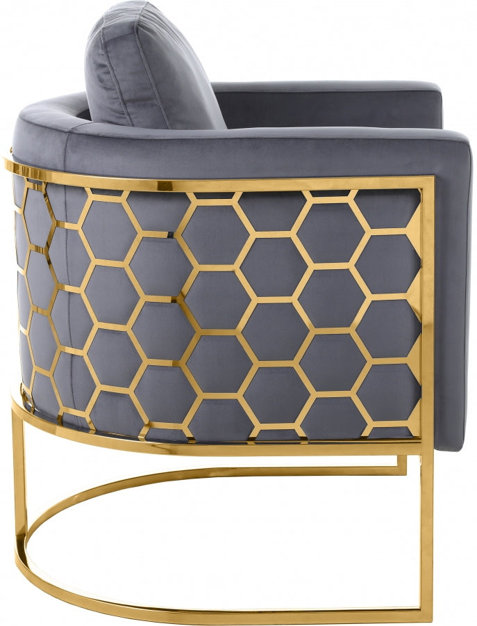 Chaise en velours Casa