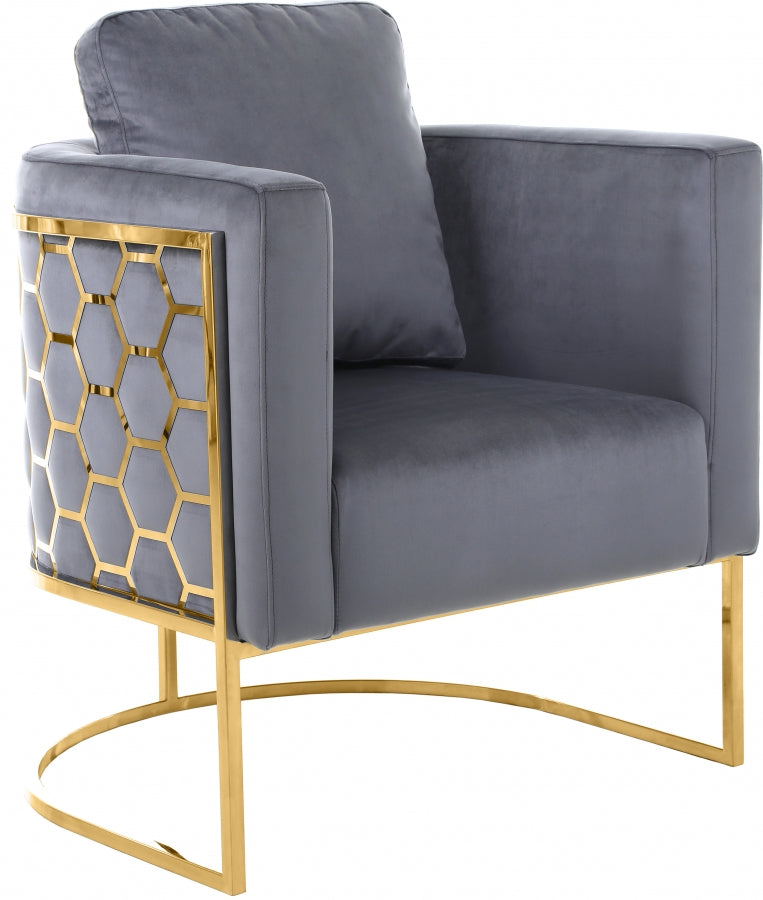 Chaise en velours Casa