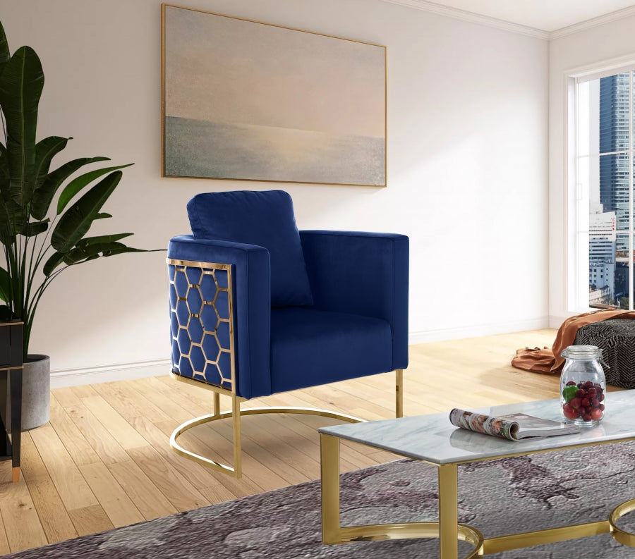 Chaise en velours Casa