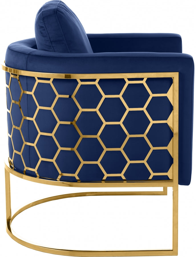 Chaise en velours Casa