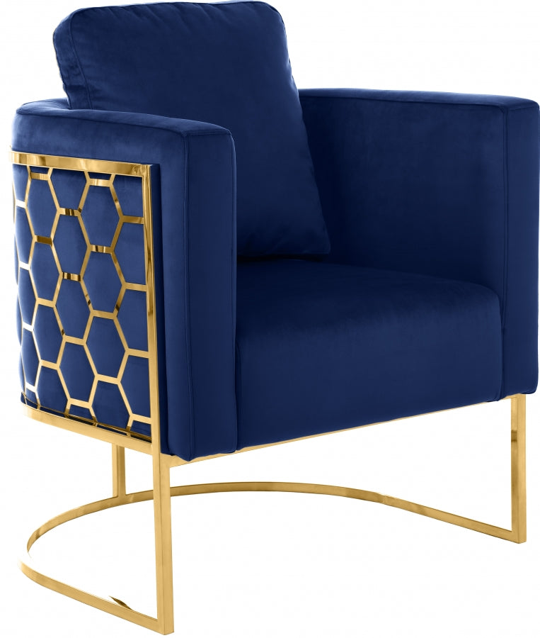 Chaise en velours Casa