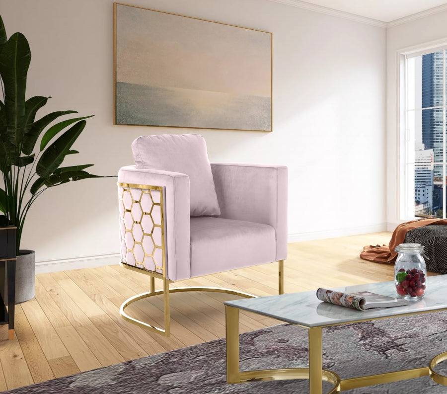 Chaise en velours Casa