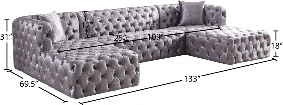 Coco Velours 3pc. En coupé