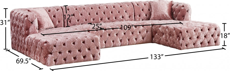 Coco Velours 3pc. En coupé