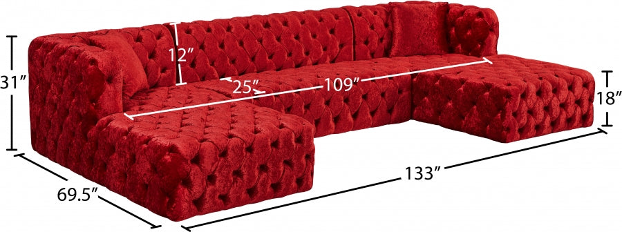 Coco Velours 3pc. En coupé