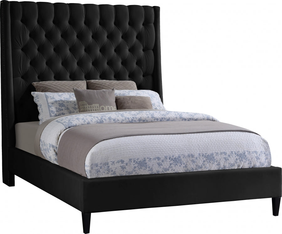 Lit en velours Fritz