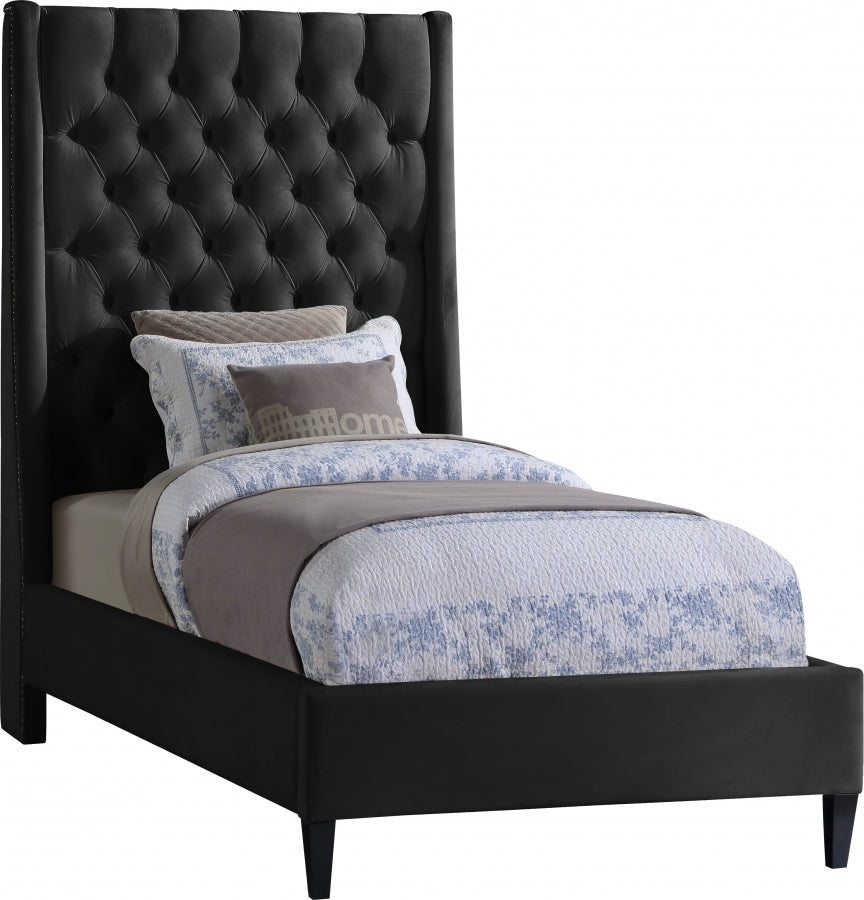 Lit en velours Fritz