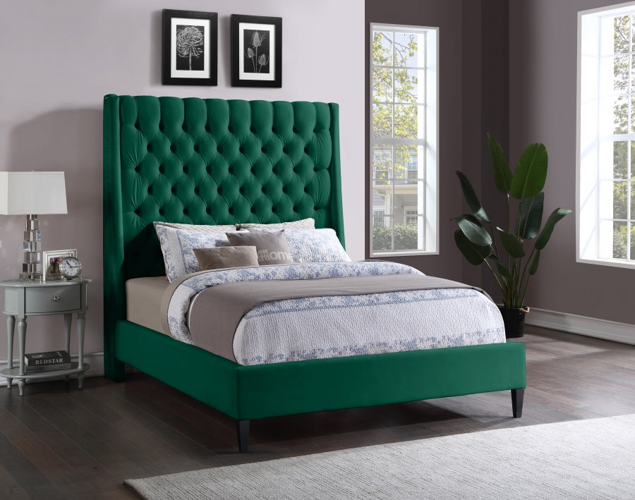 Lit en velours Fritz