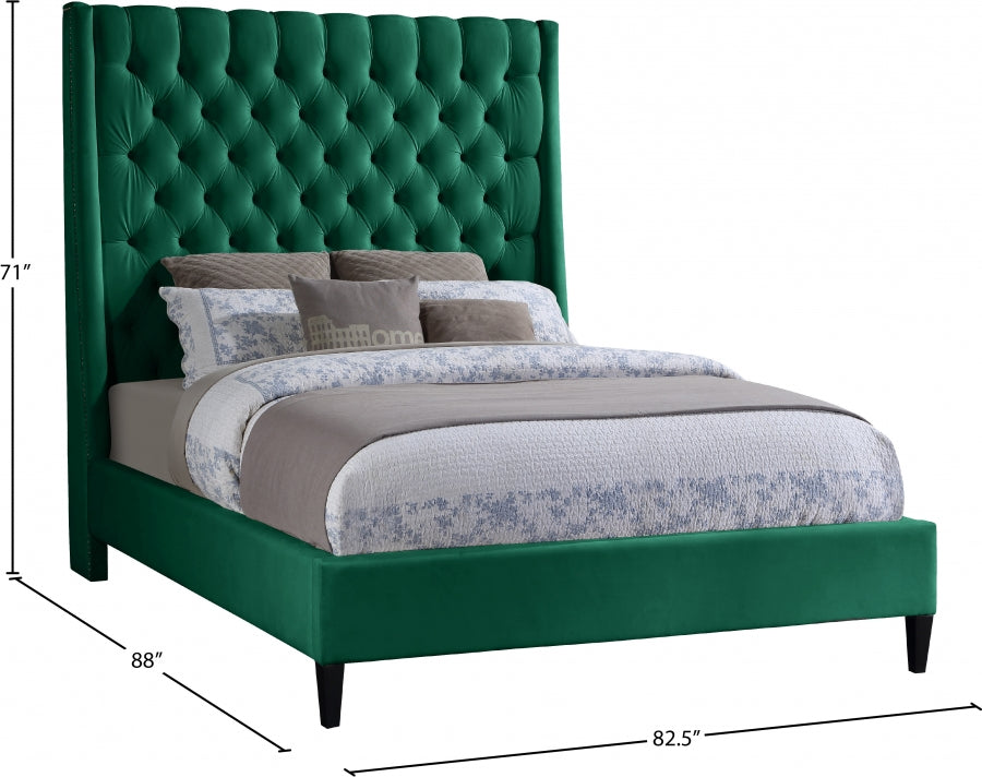 Lit en velours Fritz