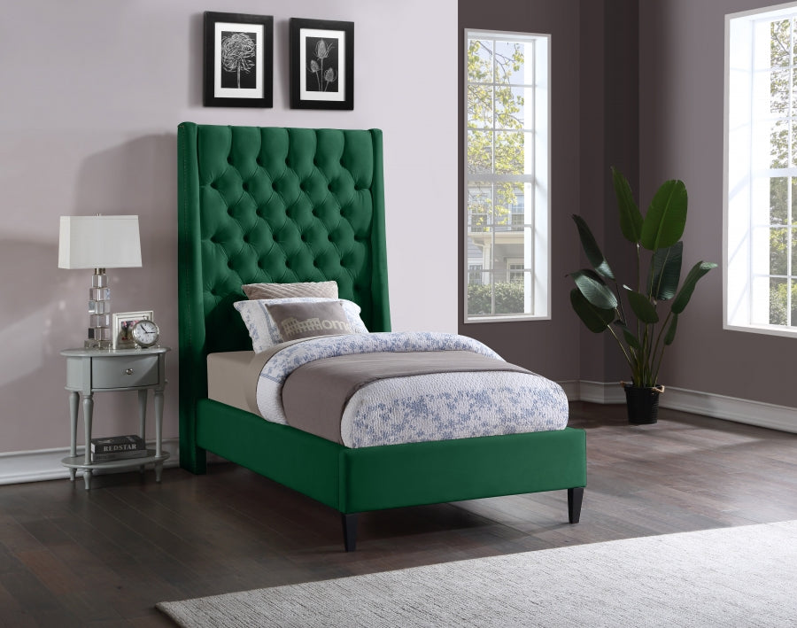 Lit en velours Fritz