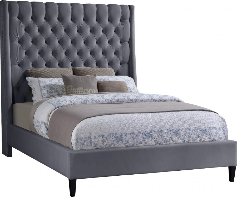 Lit en velours Fritz
