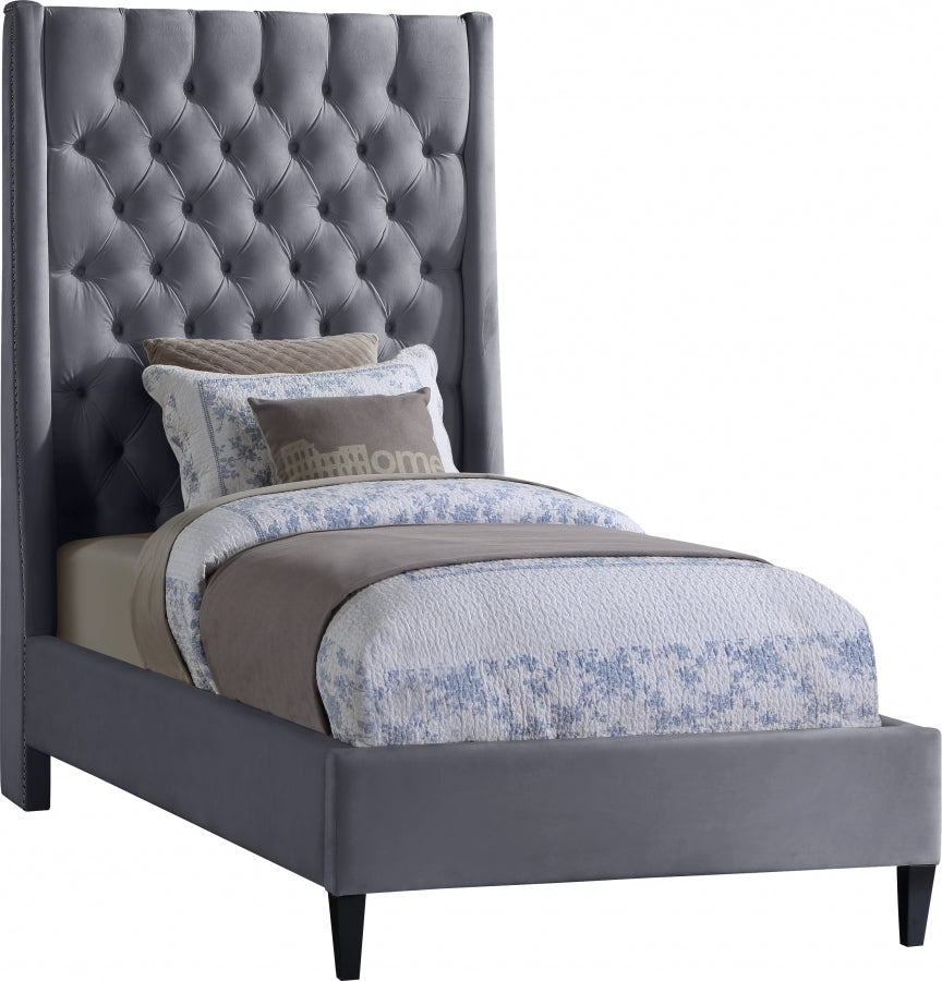 Lit en velours Fritz