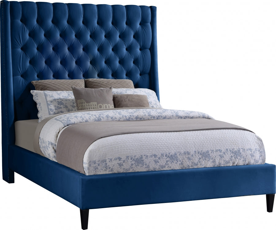 Lit en velours Fritz