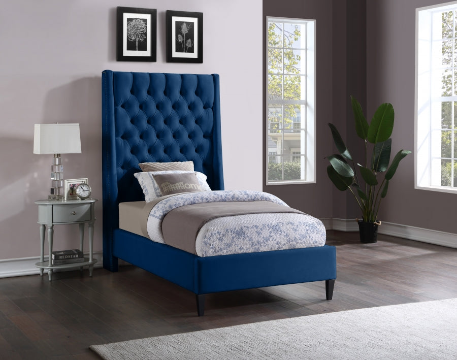 Lit en velours Fritz