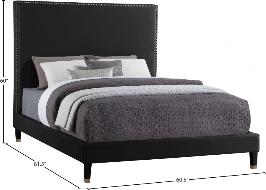 Lit en velours Harlie
