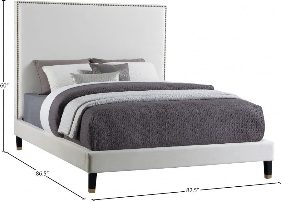 Lit en velours Harlie