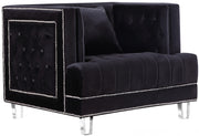 Chaise Lucas en velours