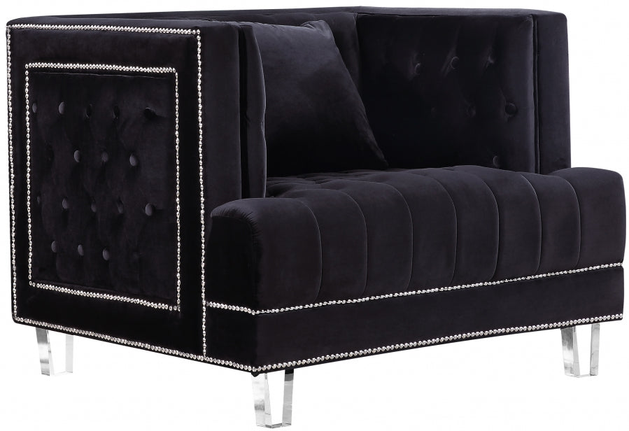 Chaise Lucas en velours