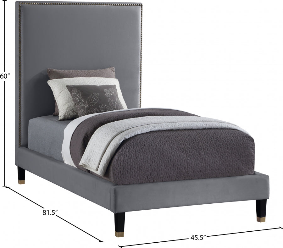 Lit en velours Harlie