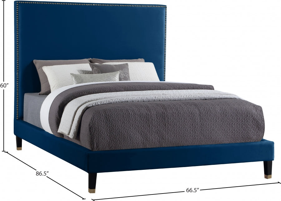Lit en velours Harlie