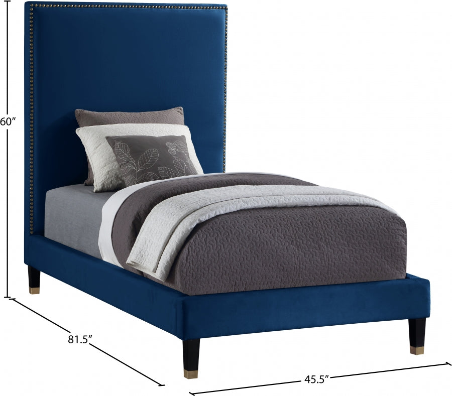 Lit en velours Harlie