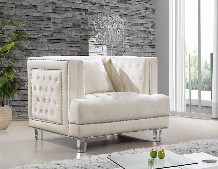 Chaise Lucas en velours