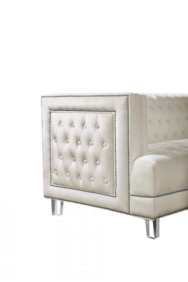 Chaise Lucas en velours