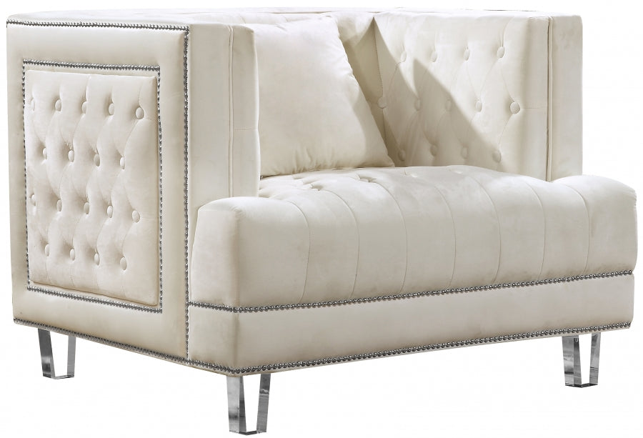 Chaise Lucas en velours