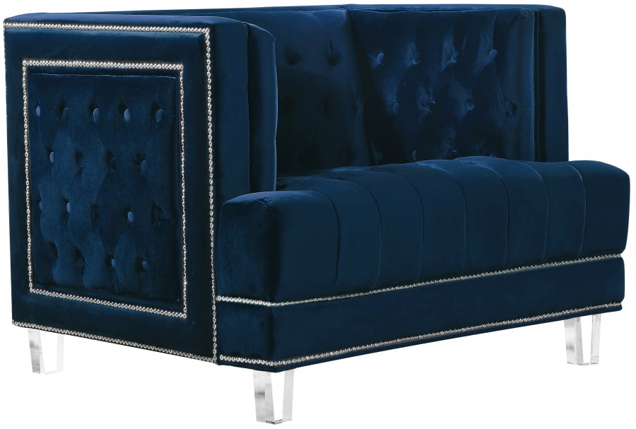 Chaise Lucas en velours