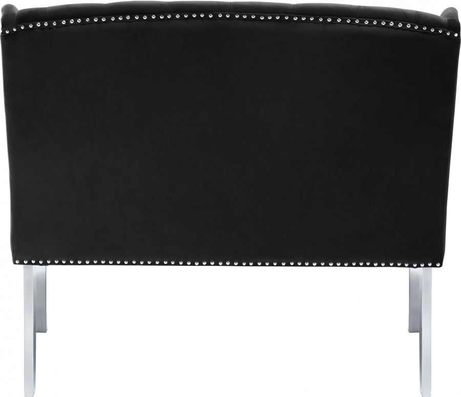 Banc de canapés en velours Suri