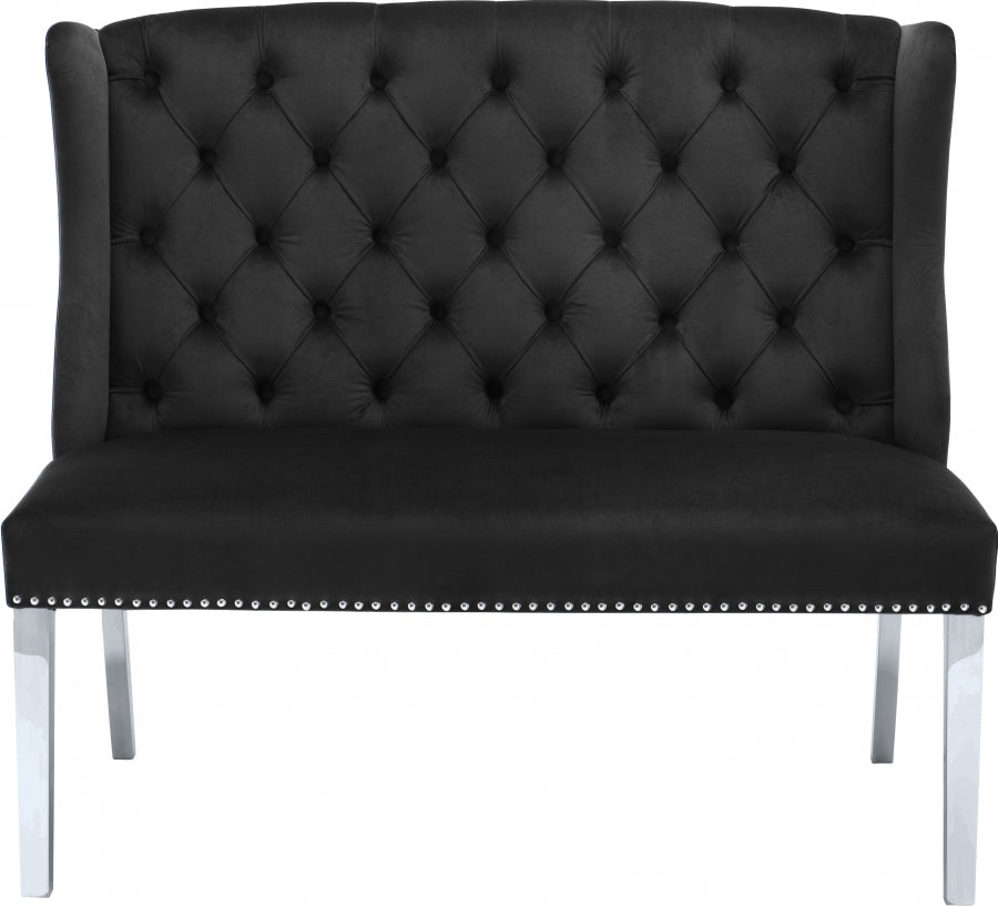 Banc de canapés en velours Suri