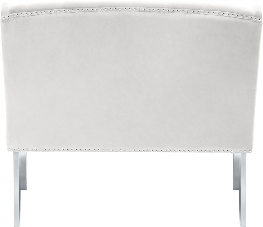 Banc de canapés en velours Suri