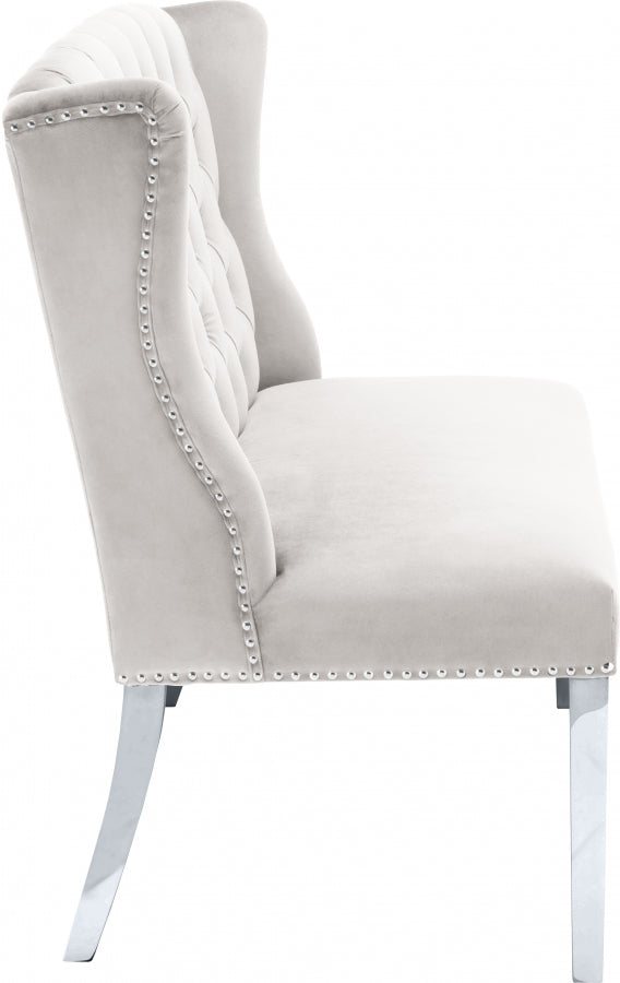 Banc de canapés en velours Suri